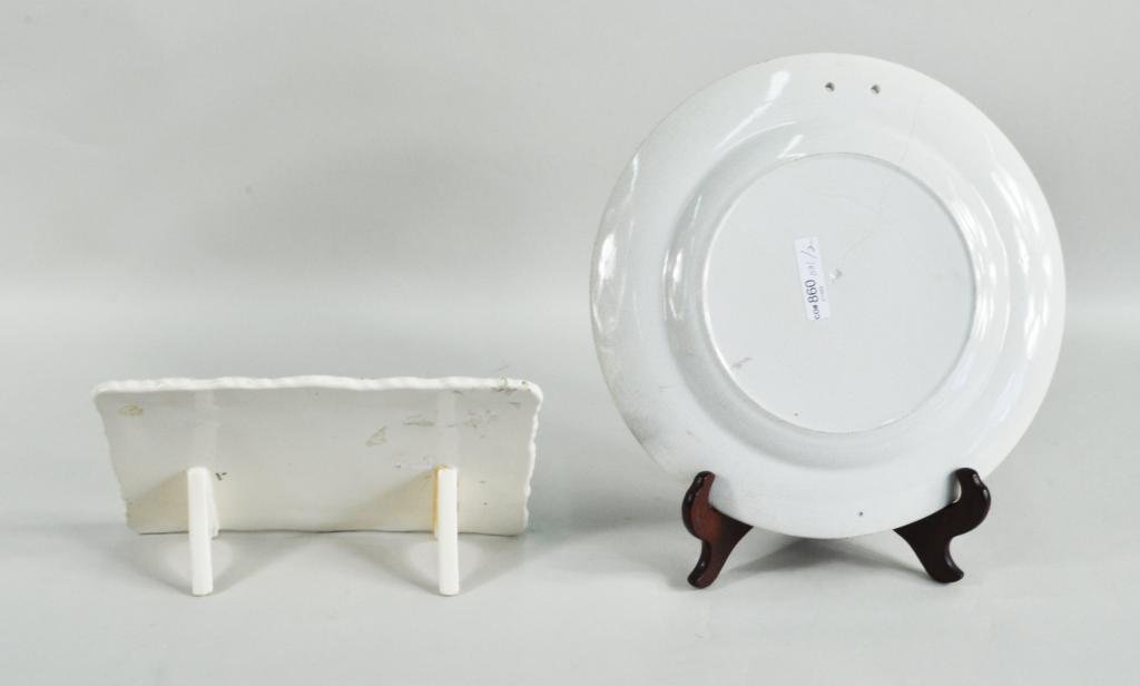 Two English Porcelain Advertising Items - 2