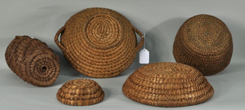 Five Native American Baskets - 2