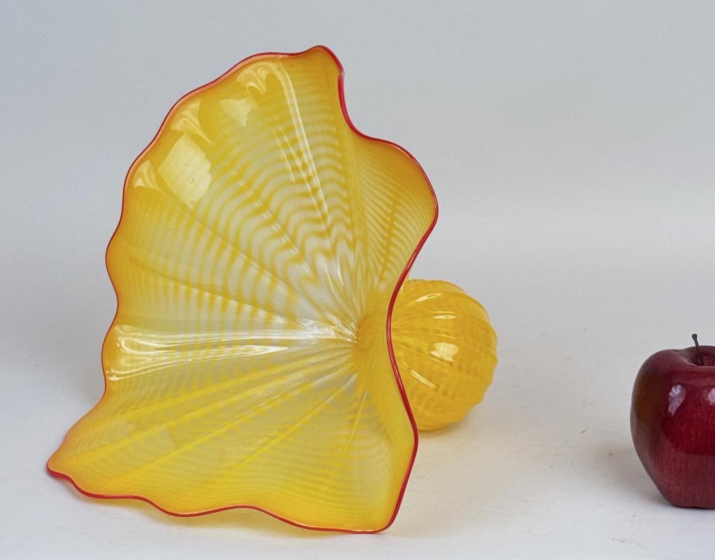 D. Chihuly, Yellow Persian Glass Sculpture (1 of 7)