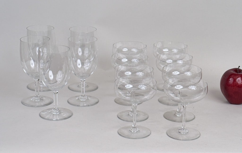 Group Thirteen Baccarat Crystal Glasses (1 of 2)