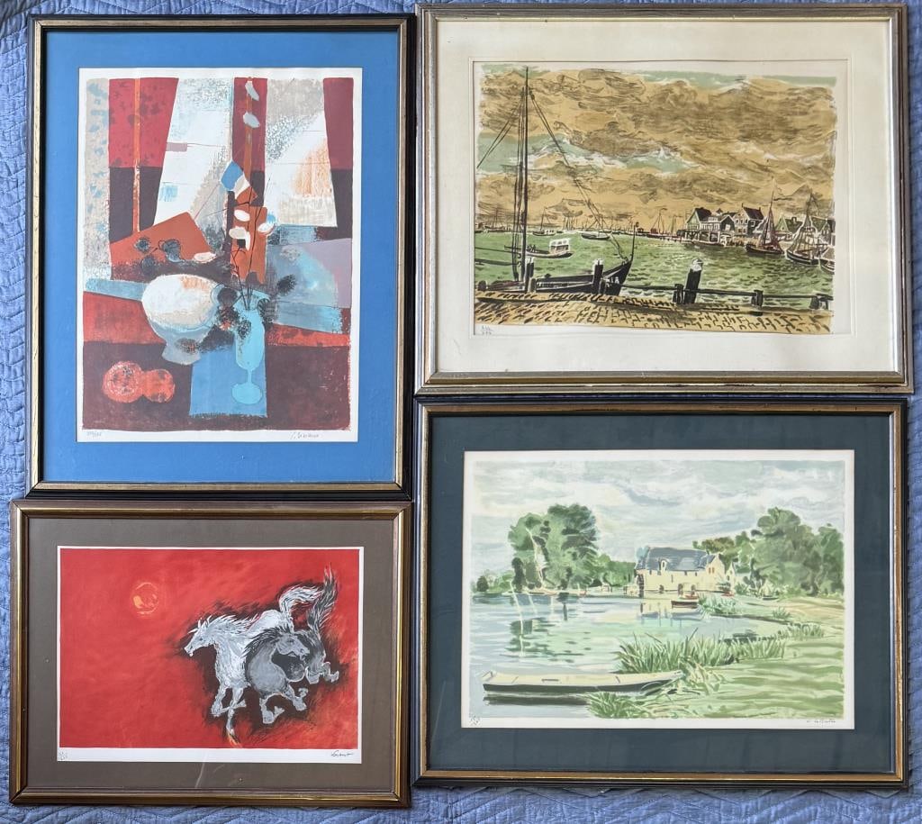 Four Signed Collector's Guild Prints