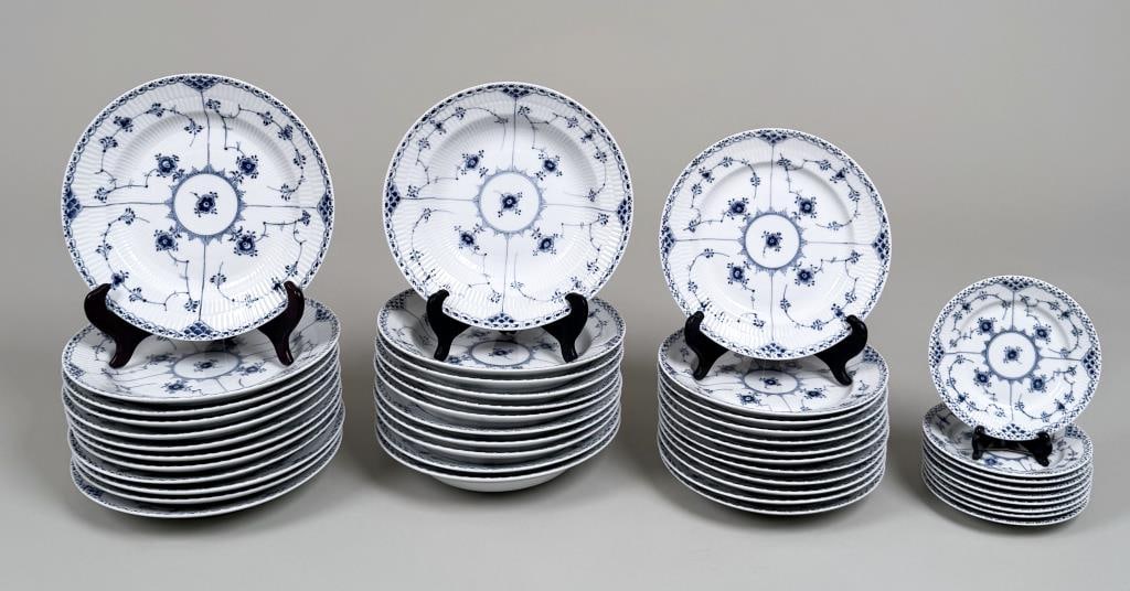 Royal Copenhagen Blue Fluted Dinnerware (1 of 3)