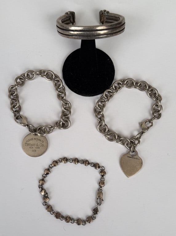 Four Tiffany Sterling Bracelets (1 of 11)