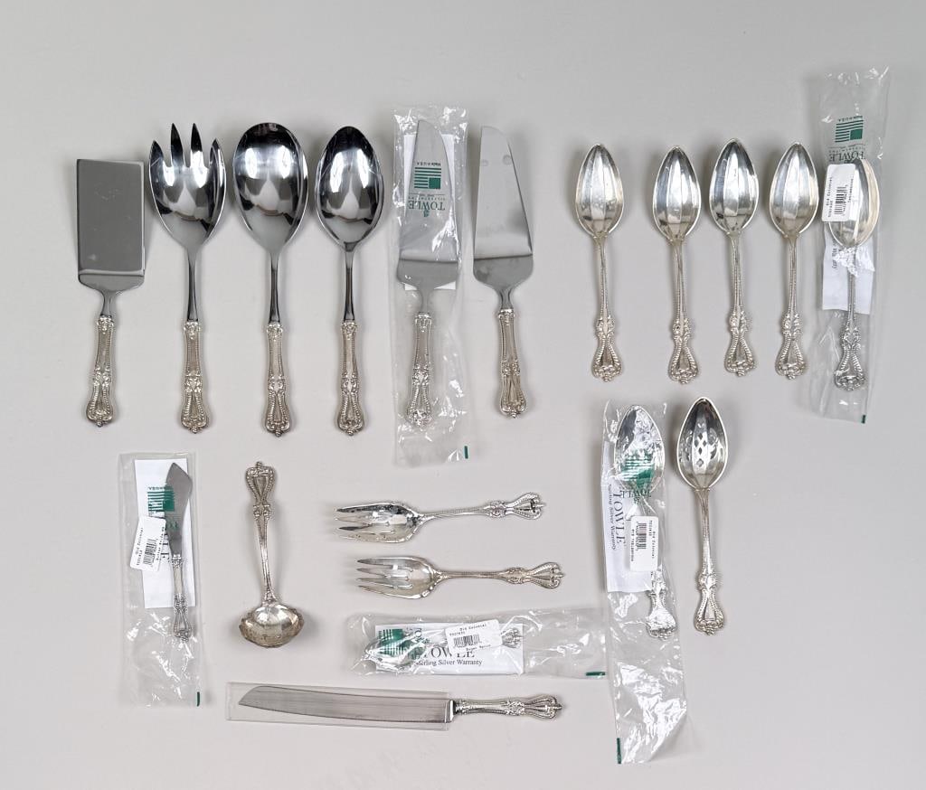 Nineteen Towle Old Colonial Sterling Serving Items (1 of 8)