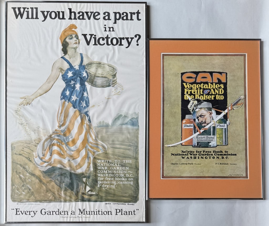 Two Framed WWII Style Poster Prints (1 of 4)