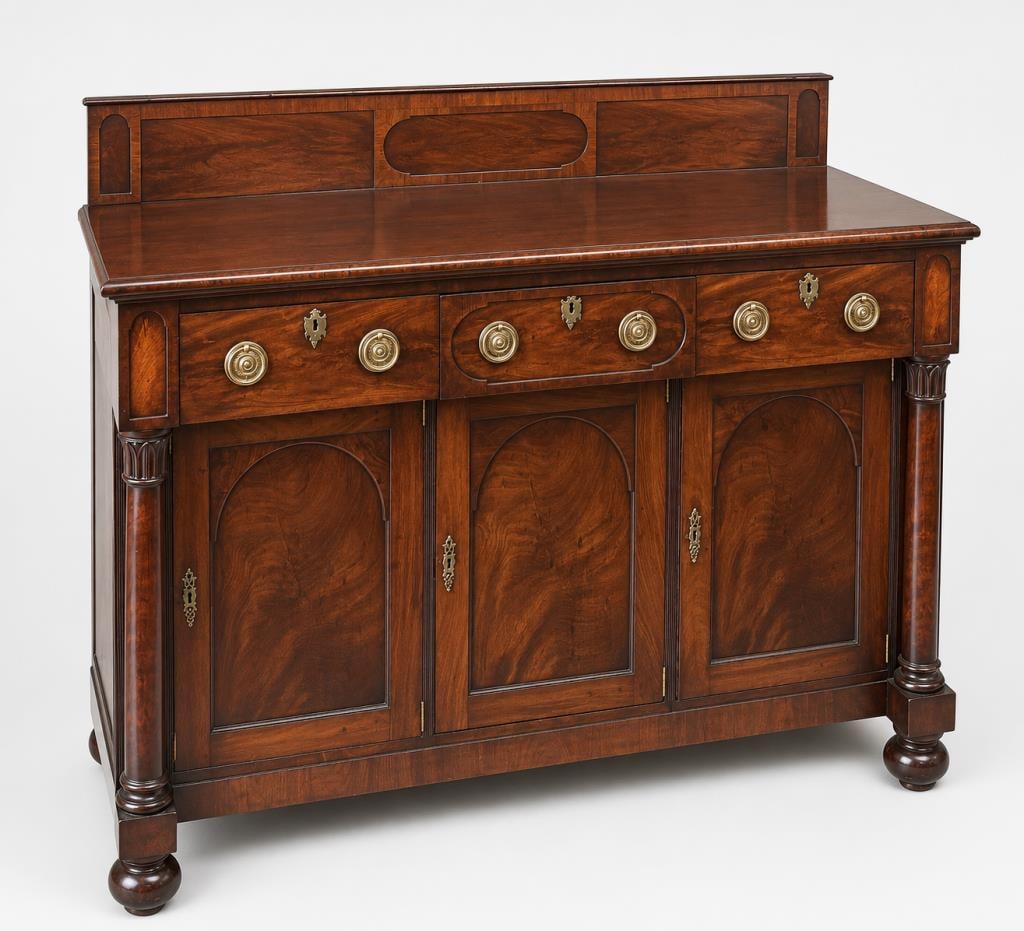 American Classical Figured Mahogany Sideboard (1 of 13)
