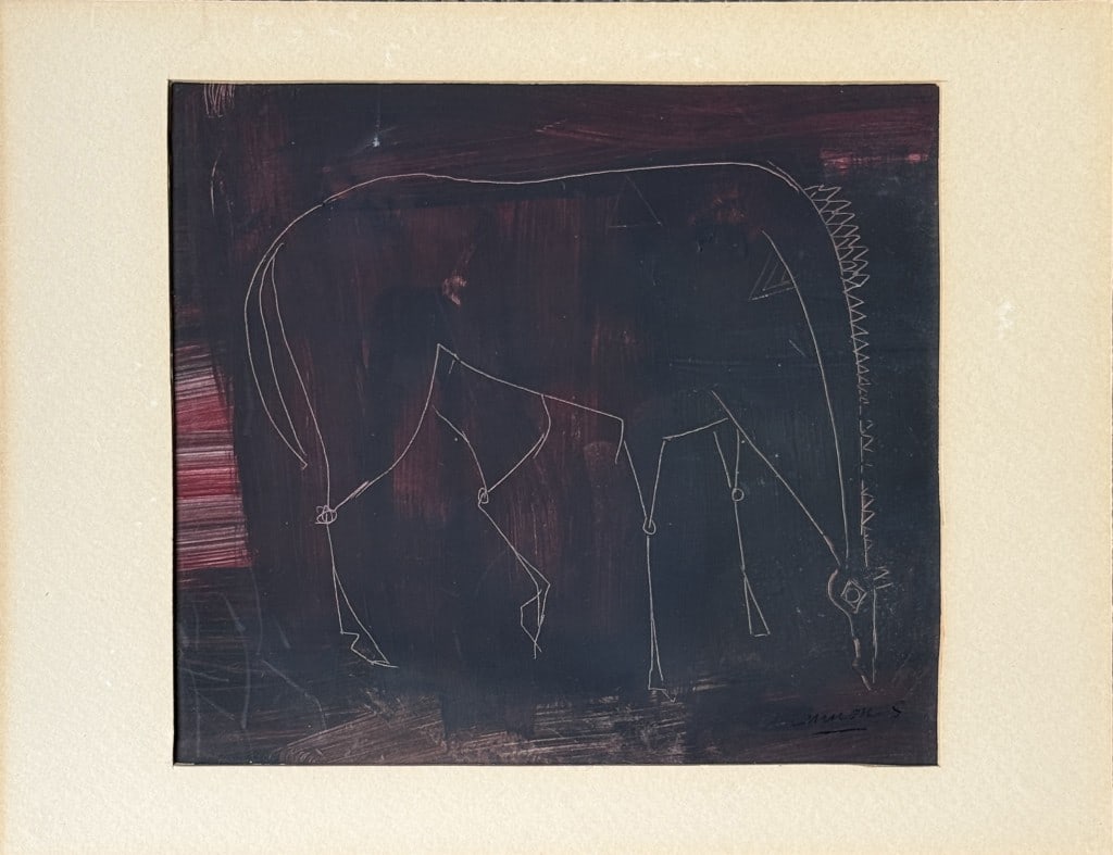 M. Schleshinger, Petroglyph Style Horse