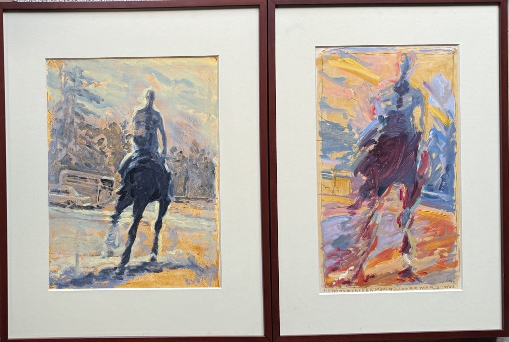 J. Richmond, Two Works on Paper, Horses (1 of 6)