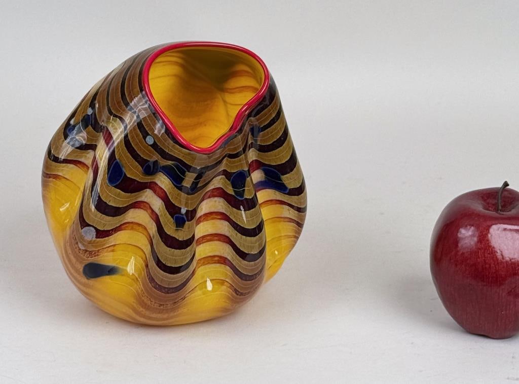 D. Chihuly, Macchia Art Glass Vase (1 of 7)
