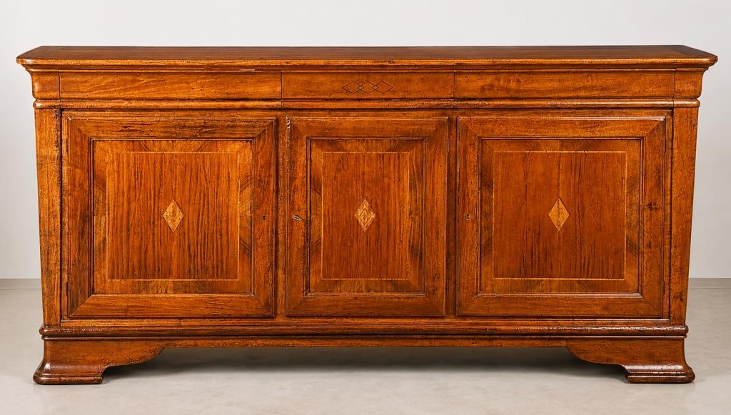 French Inlaid Fruitwood Louis Phillipe Buffet (1 of 16)