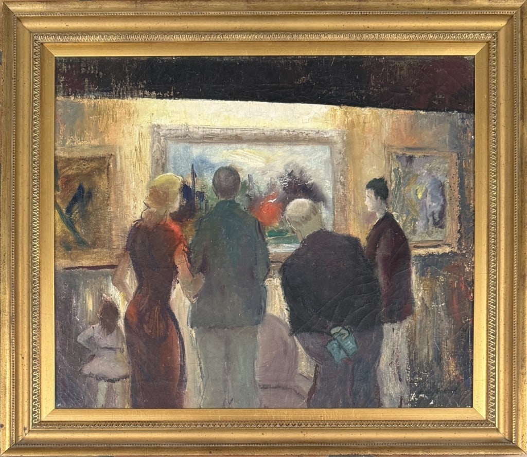 Goddard, Painting of Art Gallery Scene (1 of 8)