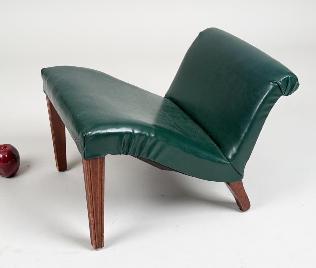 George III Style Leather Upholstered Gout Stool (1 of 7)
