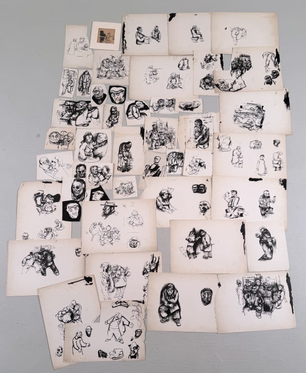 J. Heliker, Collection of Sketches & Drawings (1 of 8)