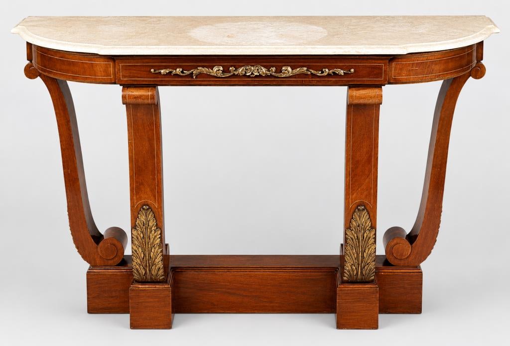 Directoire Style Carved M/T Console Table (1 of 7)
