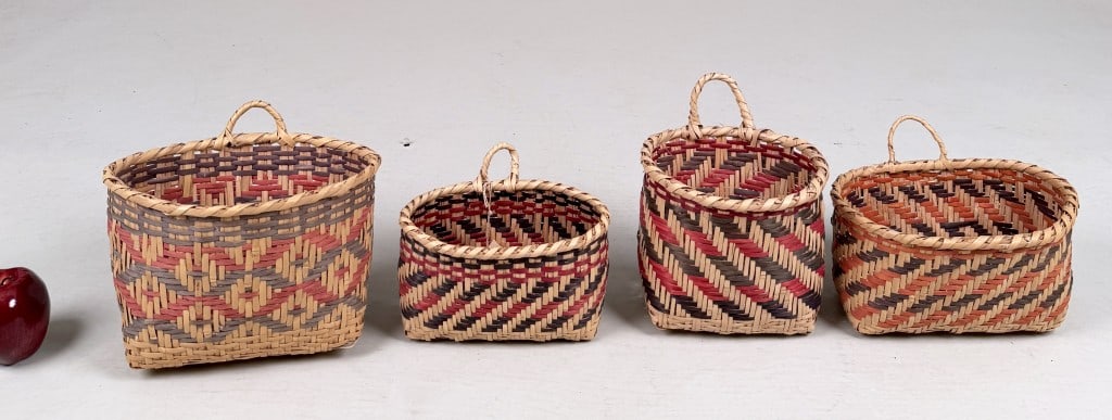 Four Chocktaw Native American Baskets (1 of 9)