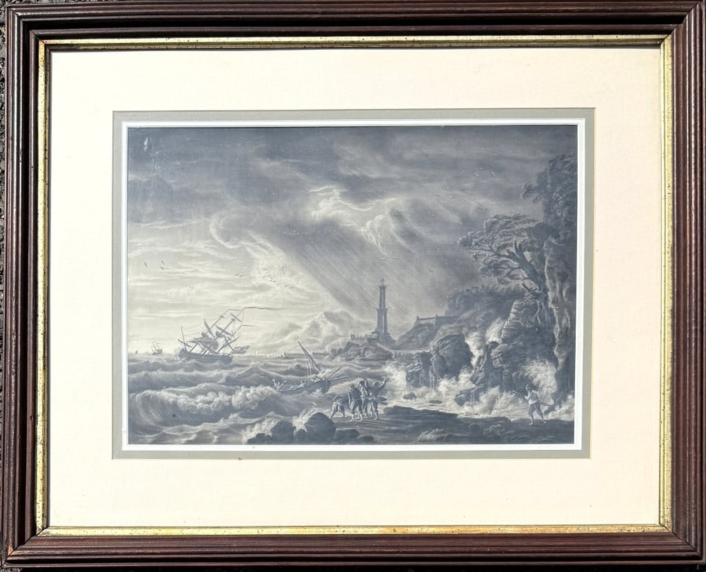 Fitler, Antique Sand Art Engraving, 1848 (1 of 7)