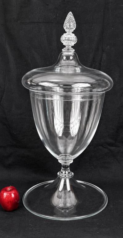 Monumental Barovier & Tosso Lidded Glass Jar (1 of 8)