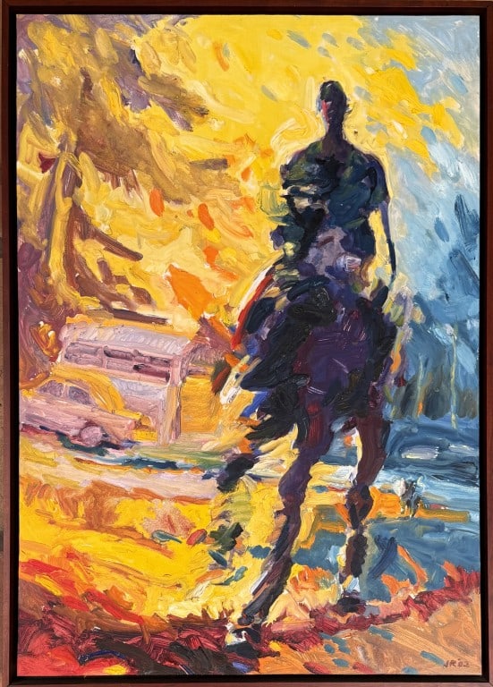 J. Richmond, Man Riding Horseback (1 of 3)