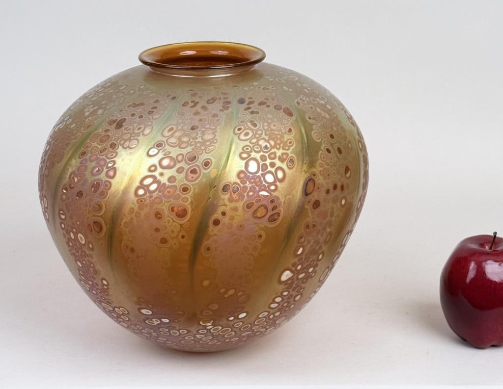 C. Zweifel, Large Art Glass Vase (1 of 5)