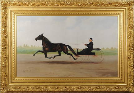 Wm. Van Zandt, O/C Sulky and Rider, Original Frame