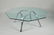 Mid-Century Modern Chrome/Glass Coffee Table