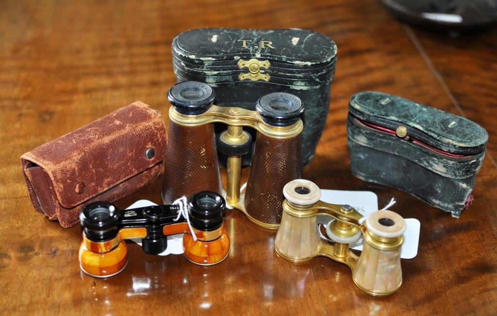 Group Three Vintage Cased Opera Glasses (1 of 3)