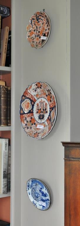 Group Three Japanese Imari Porcelain Plates (1 of 1)