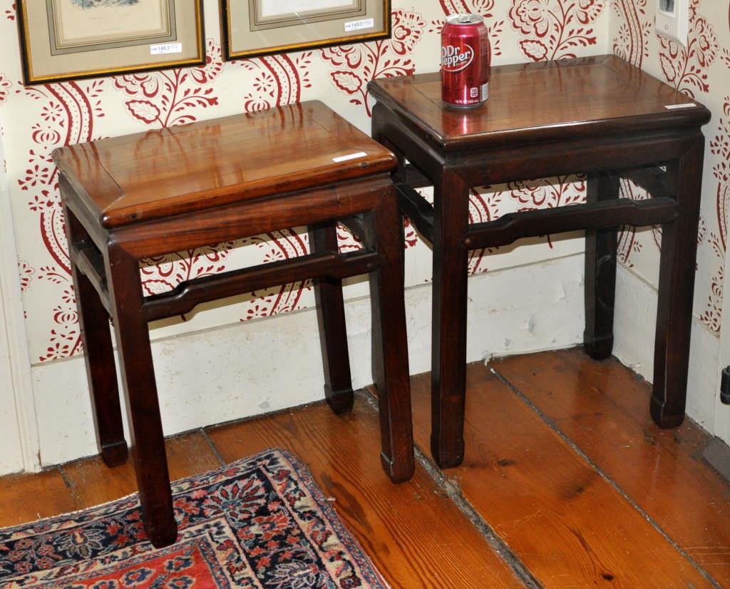 Two Similar Chinese Low Tables (1 of 1)