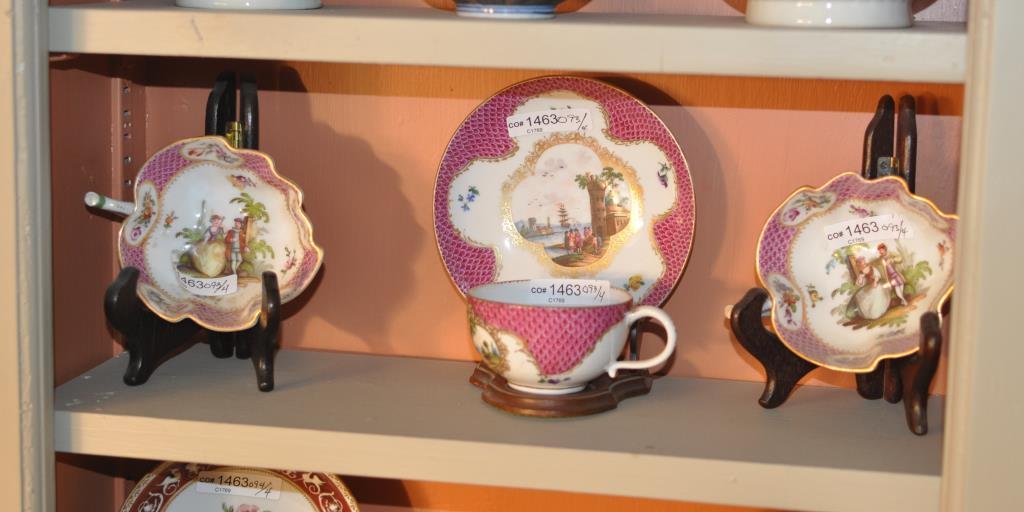 Four Continental (Meissen) Porcelain Items (1 of 4)