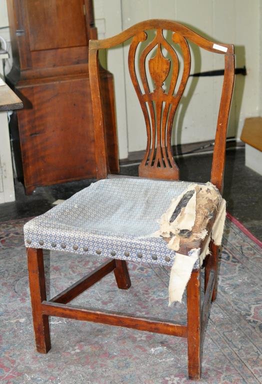 Hartford Area Cherrywood Hepplewhite Side Chair (1 of 1)