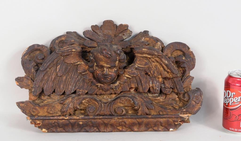 Renaissance Carved/Gilded Architectural Fragment (1 of 2)