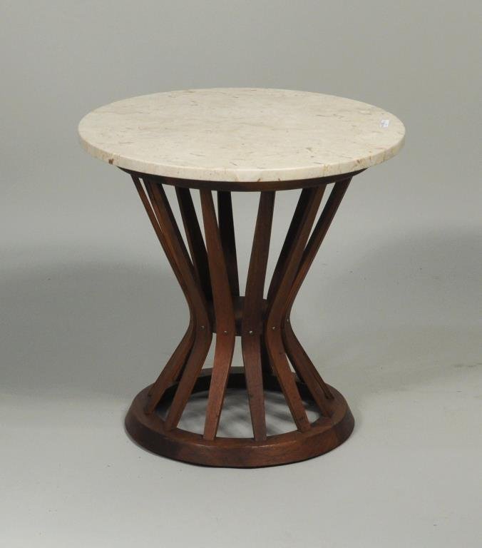 Edward Wormley Modern Stave Form Marble Top Table (1 of 3)