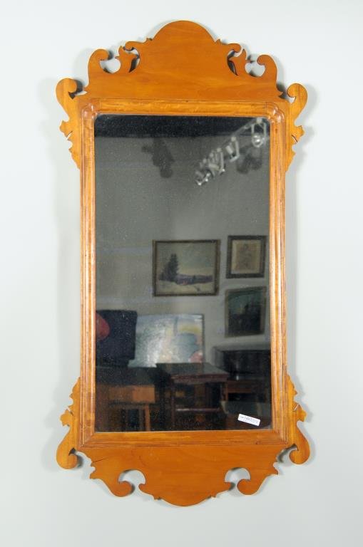 Chippendale Style Scrollwork Mirror (1 of 2)