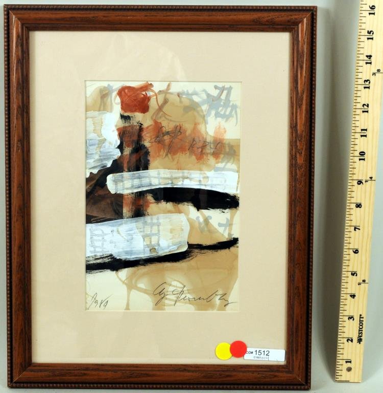 Manner of Cy Twombly "Untitled" (1 of 2)