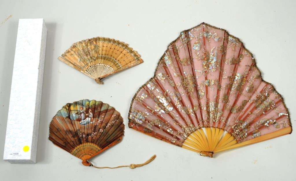 Three Antique Fans (1 of 2)