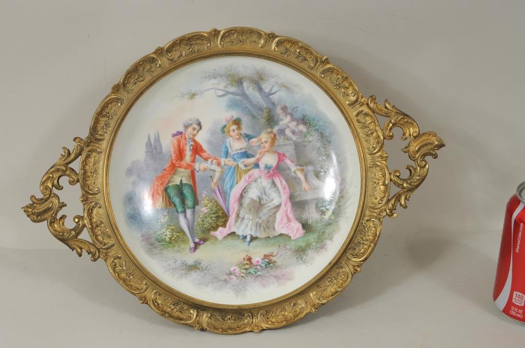 Continental Bronze Mounted Porcelain Bowl (1 of 4)