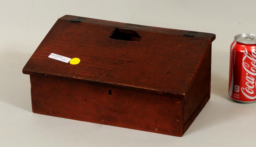 American Painted Country Lift Top Box (1 of 5)