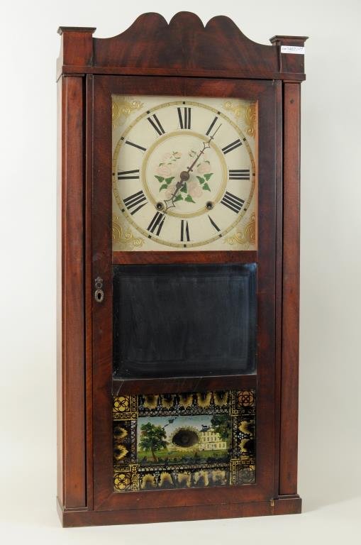 Connecticut Empire Mahogany Mantle Clock (1 of 4)