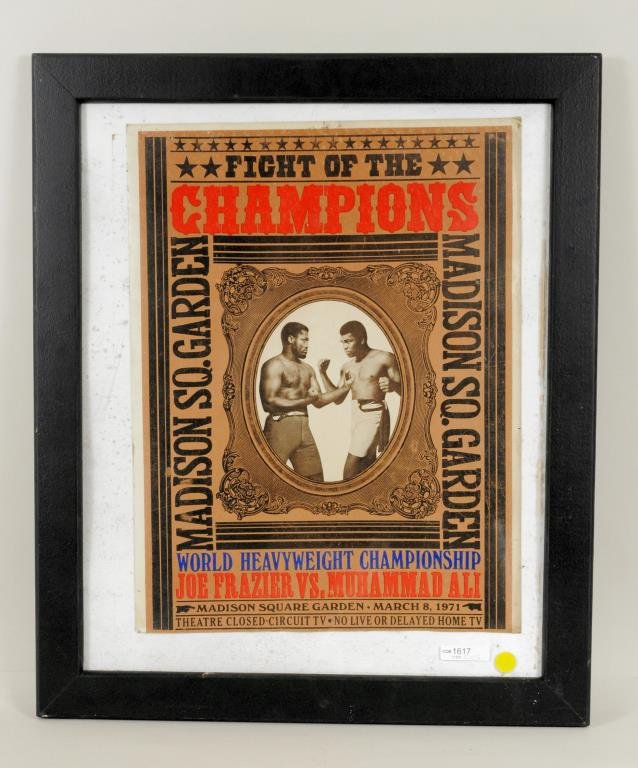 Frazier/Ali 1971 Fight Poster (1 of 2)
