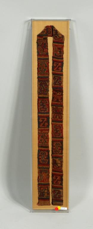 Framed Early South American Textile Sash (1 of 4)