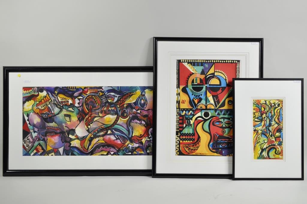 Three Framed Artworks (1 of 10)
