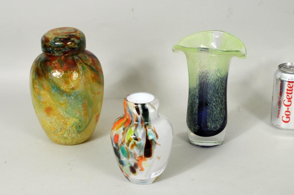 Group Three Modern Glass Items (1 of 4)