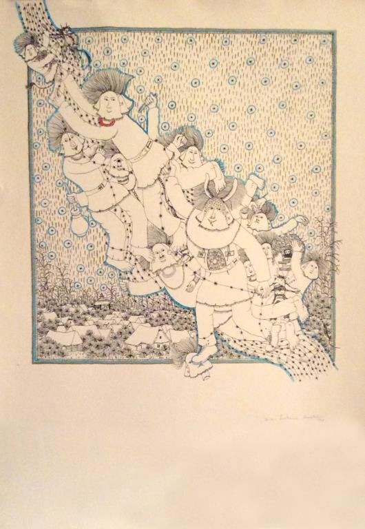 Ivan Lackovic Hand Colored Silkscreen (1 of 1)