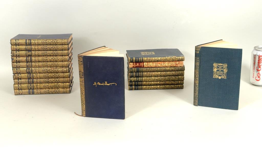 Group G. B. Shaw & H. James  Leather Bound Volumes (1 of 2)