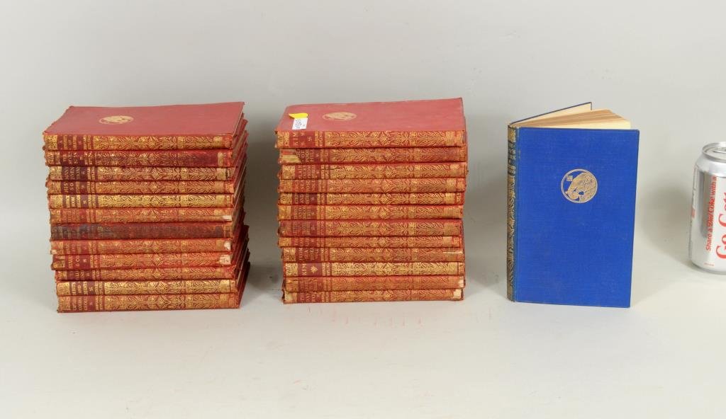 Group Rudyard Kipling Leather Bound Volumes (1 of 3)