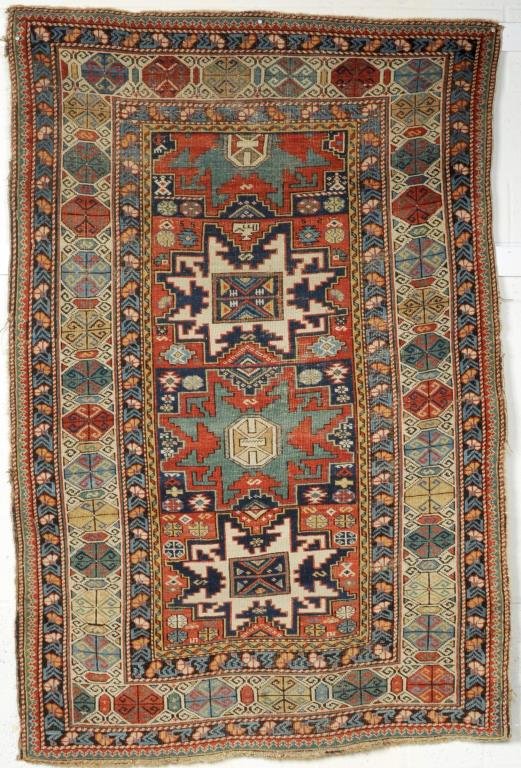 Caucasian Shirvan Rug, 19th C. (1 of 3)