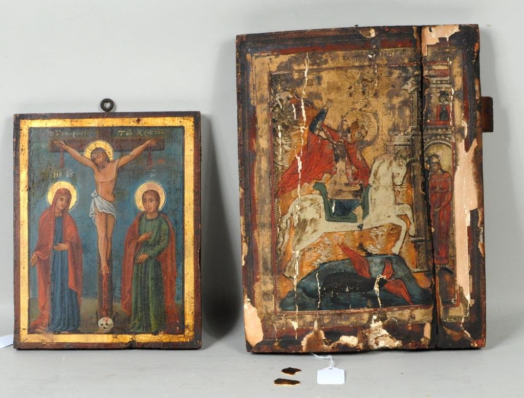 Two Early Greek Icons (1 of 2)