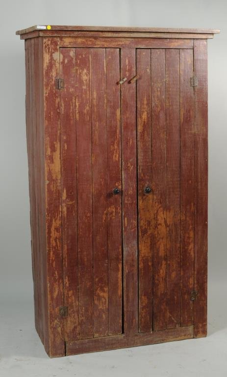 Country Primitive Painted Two Door Cupboard (1 of 3)