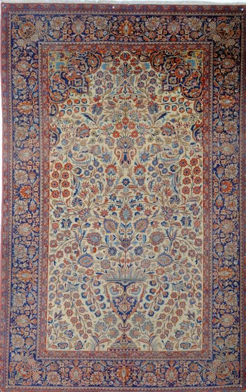 Kashan Prayer Rug (1 of 3)
