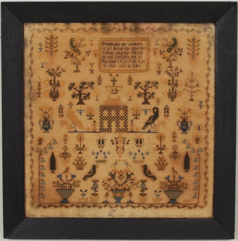 Large Needlework Sampler